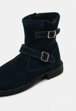 Friboo LEATHER - Stiefelette - Dark Blue, Kinder -FRIBOO Geschäft 01d5d4ea841a407e90db83c4ac5d4559