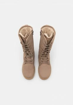 Friboo LEATHER - Schnürstiefel - Taupe, Kinder -FRIBOO Geschäft 0f852feac5f447689118e0f20e2ab93e