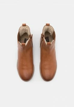 Friboo LEATHER BOOTIES - Stiefelette - Cognac, Kinder -FRIBOO Geschäft 135ed5aaea6946539fcffcb986a182cf