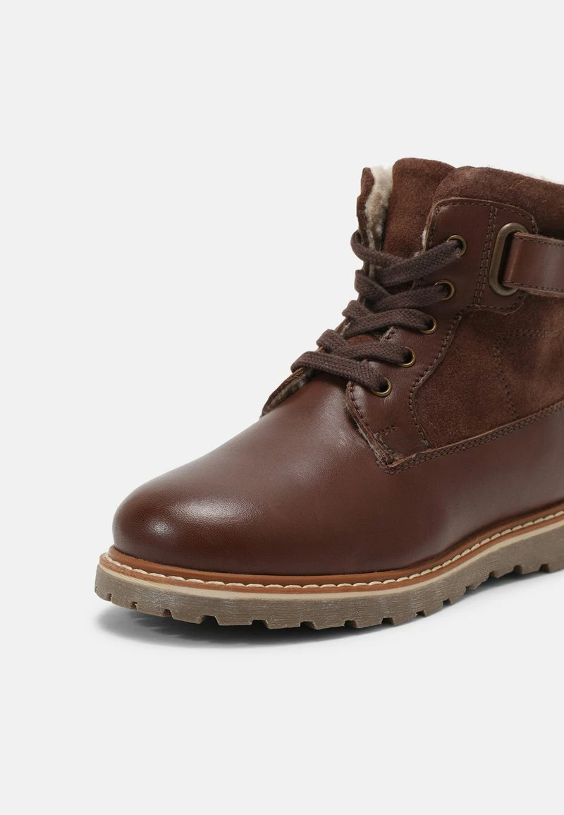 Friboo LEATHER - Schnürstiefelette - Dark Brown, Kinder 7 Friboo LEATHER - Schnürstiefelette - Dark Brown, Kinder – Bild 5