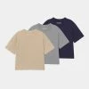 Friboo 3 PACK - T-Shirt Basic - Grey/dark Blue/tan, Kinder -FRIBOO Geschäft 31dc53cebe9a48f9be603dbc8f808df6