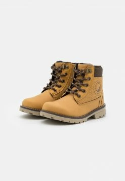 Friboo Schnürstiefelette - Camel, Kinder -FRIBOO Geschäft 325f4233c68d4e3ba394594798a55854