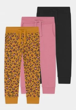Friboo BASIC GIRLS 3 PACK - Jogginghose - Pink/black/yellow, Kinder