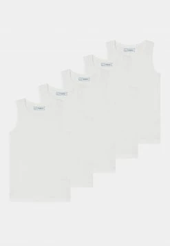Friboo VEST UNISEX 5 PACK - Unterhemd/-shirt - White, Kinder