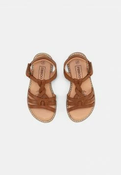Friboo LEATHER SANDALS - Riemensandalette - Cognac, Kinder -FRIBOO Geschäft 4d3c1948c14241cdb0315039145e8f2b