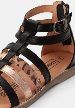 Friboo LEATHER - Riemensandalette - Black, Kinder -FRIBOO Geschäft 51e9877a286d4d24be28729462d4c066