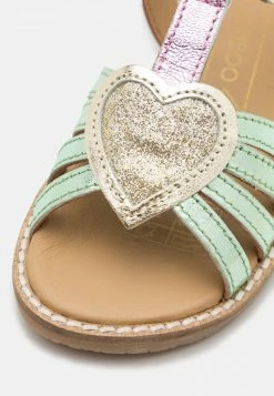 Friboo LEATHER - Riemensandalette - Gold, Kinder -FRIBOO Geschäft 5f762f6c60ca44e5b34d82337cbfa38c