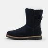 Friboo LEATHER - Snowboot/Winterstiefel - Dark Blue, Kinder -FRIBOO Geschäft 730774f5792b40e8988fada10e674606