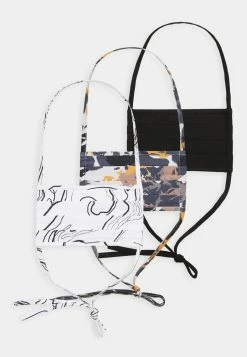 Friboo 3 PACK - Stoffmaske - Off-white/multi/black, Unisex