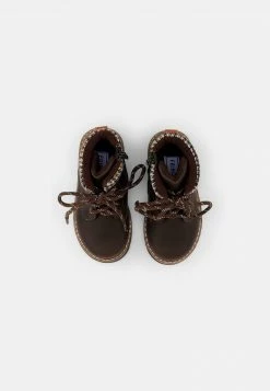 Friboo BOOTIES - Schnürstiefelette - Dark Brown, Kinder -FRIBOO Geschäft 75d2ca71d27a49a3b02e4bd9c1edf450