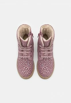 Friboo LEATHER - Schnürstiefelette - Mauve, Kinder -FRIBOO Geschäft 7640c672b7aa466a9758f6d2019c1bce