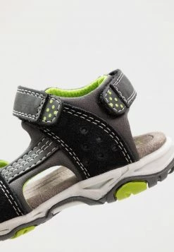 Friboo LEATHER - Trekkingsandale - Black, Kinder -FRIBOO Geschäft 79eefa51b50a4d639f2851ec9f67a365