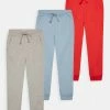 Friboo 3 PACK BASIC BOYS SWEATPANTS - Jogginghose - Grey, Blue, Red, Kinder -FRIBOO Geschäft 7d7bafce63a94070ae53b10e75a75620