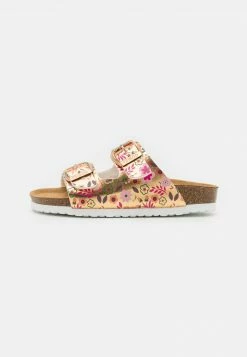 Friboo Pantolette Flach - Gold, Kinder