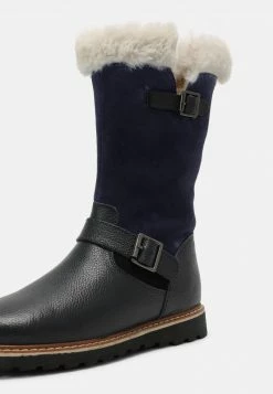 Friboo LEATHER - Snowboot/Winterstiefel - Dark Blue, Kinder -FRIBOO Geschäft 81ed21f49212421cbb67d61ee155b327