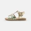 Friboo LEATHER - Riemensandalette - Gold, Kinder -FRIBOO Geschäft 89a1ac7841894525a74bc1c30e356e63