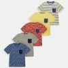 Friboo POCKET TEE 5PACK - T-Shirt Print - Multi-coloured /yellow/blue, Kinder -FRIBOO Geschäft 8fdaeb6c568543ef8cc180df9c16e4fd