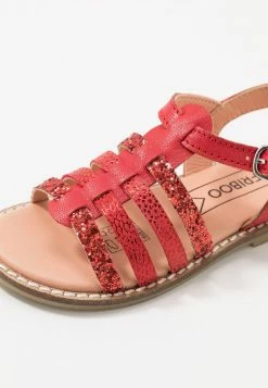 Friboo LEATHER - Riemensandalette - Red, Kinder -FRIBOO Geschäft 91f885720a5f42a990612141bc21d2f5