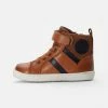 Friboo LEATHER BOOTIES - Sneaker High - Cognac, Kinder -FRIBOO Geschäft 9714d56ec1824e50a7d15910d44e543b
