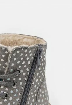 Friboo LEATHER - Schnürstiefelette - Light Grey, Kinder -FRIBOO Geschäft 990ea5ec6f204e62b9048b51e772bf49