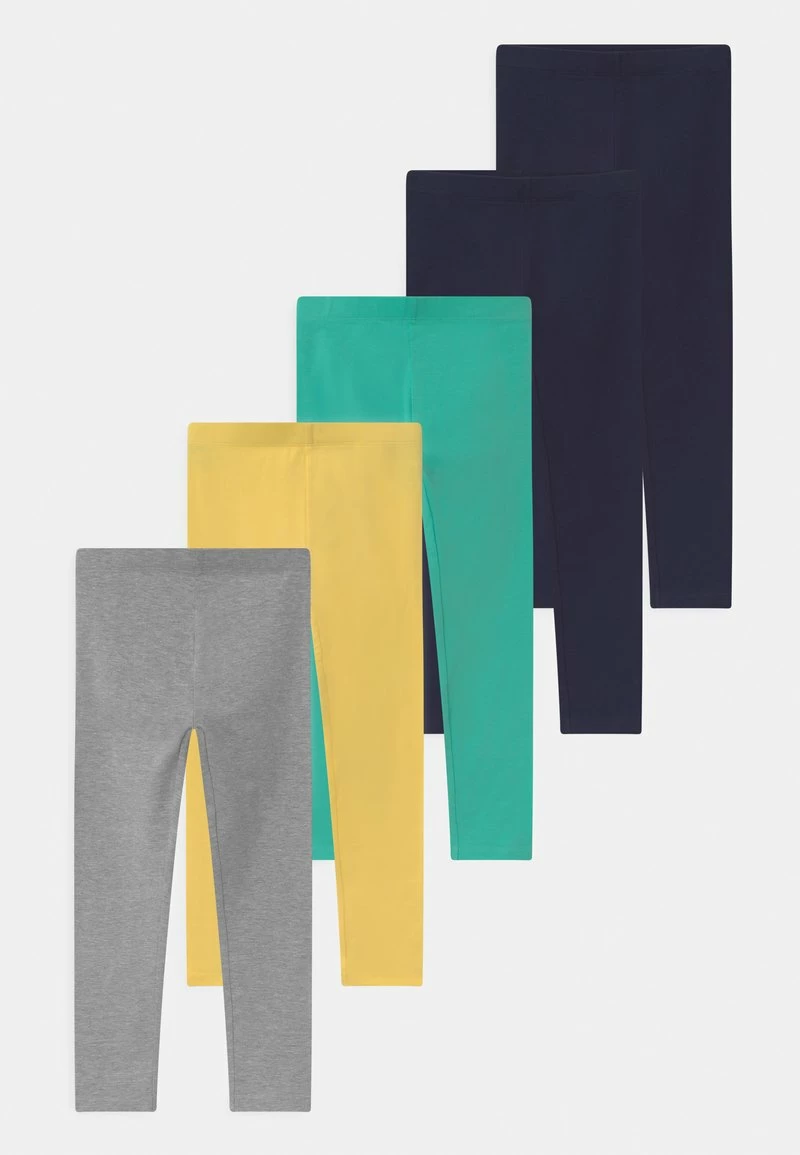 Friboo 5 PACK - Leggings - Hosen - Dark Blue/turquoise, Kinder 3 Friboo 5 PACK - Leggings - Hosen - Dark Blue/turquoise, Kinder