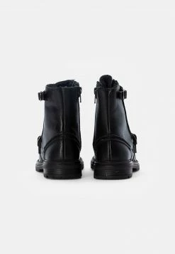 Friboo LEATHER BOOTIES - Schnürstiefelette - Black, Kinder -FRIBOO Geschäft b0b5517730d3445d85c507f32b72ce62