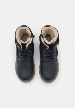 Friboo LEATHER - Schnürstiefelette - Dark Blue, Kinder -FRIBOO Geschäft b1075b577a0c4f17987c340e57f3d96c