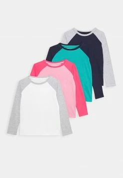 Friboo 4 PACK - Langarmshirt - Pink/dark Blue/turquoise, Kinder
