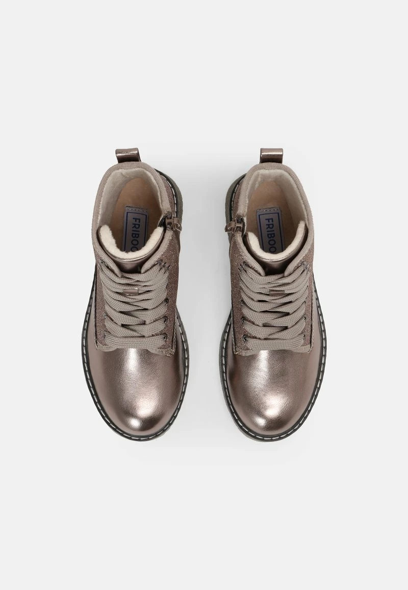 Friboo Schnürstiefelette - Bronze, Kinder 6 Friboo Schnürstiefelette - Bronze, Kinder – Bild 4