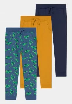 Friboo 3 PACK - Stoffhose - Ochre/blue/dark Blue, Kinder