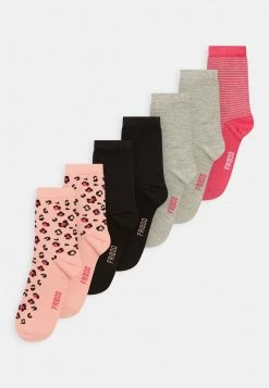 Friboo GIRLS 7 PACK - Socken - Grey/pink/black, Kinder