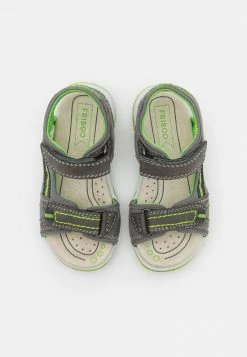 Friboo LEATHER - Trekkingsandale - Dark Grey, Kinder -FRIBOO Geschäft cb7b4f1a03a74b1499e9dac4631458bc