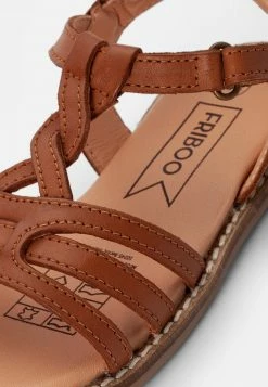 Friboo LEATHER SANDALS - Riemensandalette - Cognac, Kinder -FRIBOO Geschäft d02dbfbbec1244f59d23394516d24183