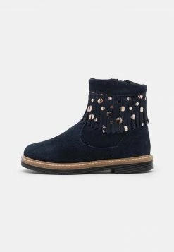 Friboo LEATHER - Stiefelette - Dark Blue, Kinder
