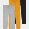 Friboo 3 PACK - Stoffhose - Grey/yellow/black, Kinder -FRIBOO Geschäft d8f42809efba4a7991409384e0488c17