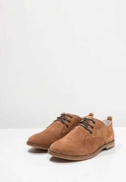 Friboo LEATHER - Schnürer - Brown, Kinder -FRIBOO Geschäft e3fb6e29ced24c0e96d05923d3e2d0f4