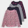 Friboo 4 PACK - Langarmshirt - Pink/dark Blue, Kinder