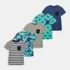 Friboo POCKET TEE 5 PACK - T-Shirt Print - Multi-coloured / Dark Blue/ Turquoise, Kinder -FRIBOO Geschäft eb6c09917acc46d2938decf36c67a6ce