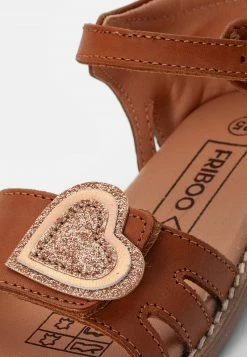 Friboo LEATHER SANDALS - Riemensandalette - Cognac, Kinder -FRIBOO Geschäft f3b8bf7b846441128bfa5275ad79473c