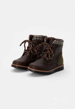 Friboo BOOTIES - Schnürstiefelette - Dark Brown, Kinder -FRIBOO Geschäft f6b71dae93d0449ea53bbc46e162c11e