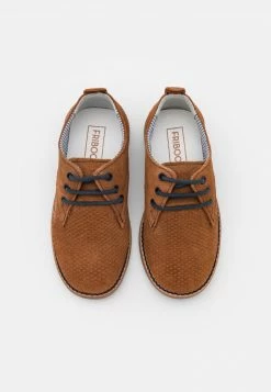 Friboo LEATHER - Sportlicher Schnürer - Brown, Kinder -FRIBOO Geschäft f9d5debc221c4c72bbe222beb3eb43b5
