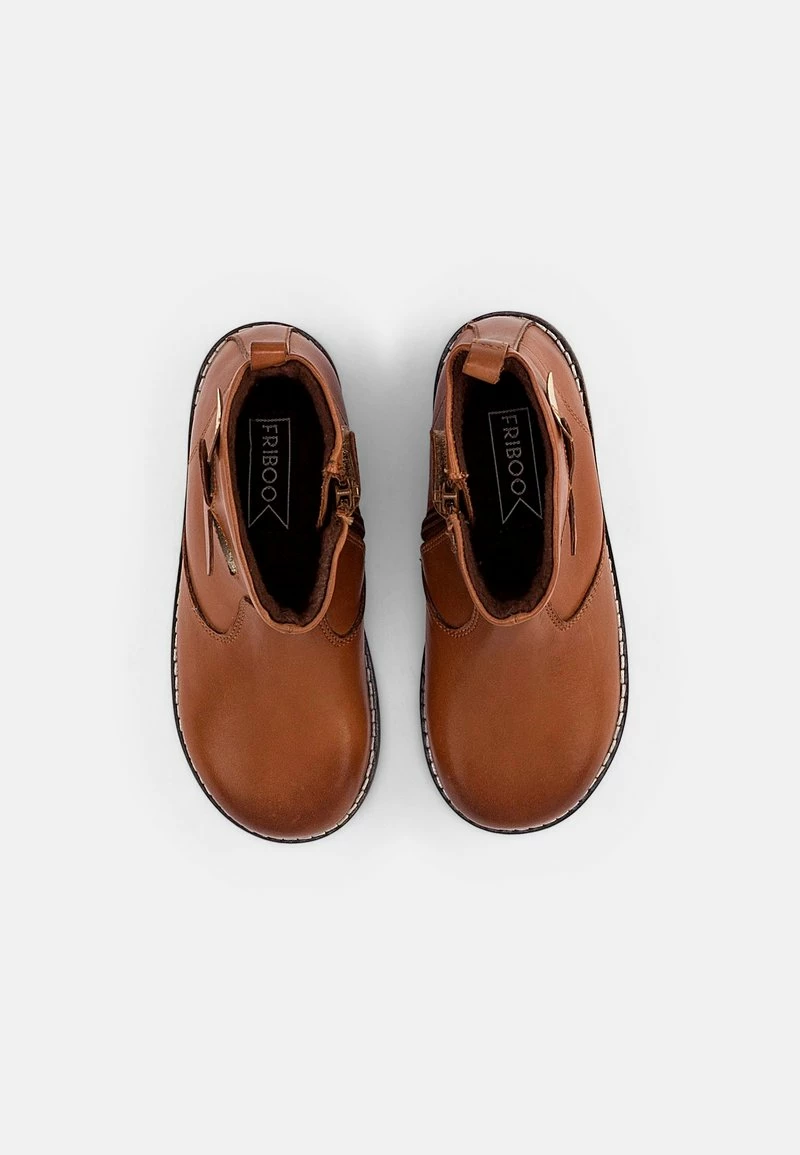 Friboo LEATHER BOOTIES - Stiefelette - Cognac, Kinder 6 Friboo LEATHER BOOTIES - Stiefelette - Cognac, Kinder – Bild 4